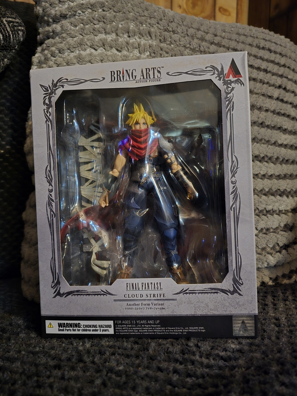 BRANG ARTS Cloud Strife Final Fantasy Action Figure - Blue & Yellow